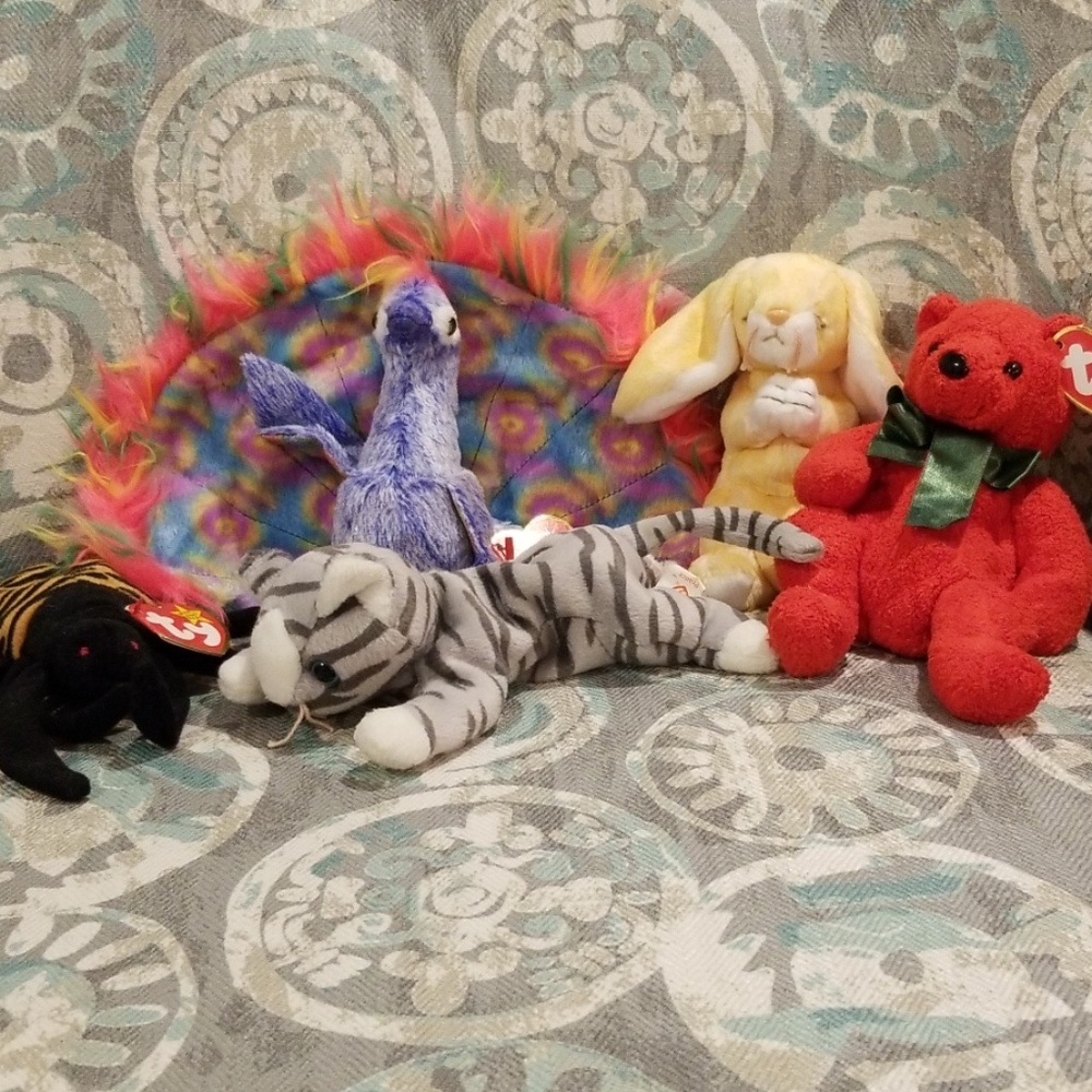 Bundle of 5 beanie babies with tags